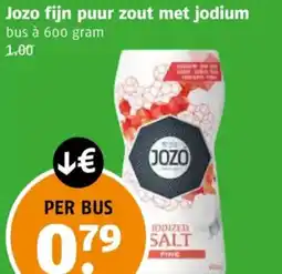 Poiesz Jozo fijn puur zout met jodium aanbieding