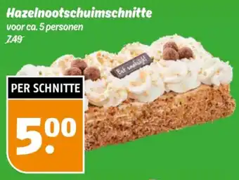 Poiesz Hazelnootschuimschnitte aanbieding