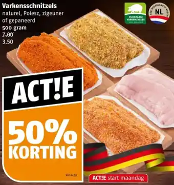 Poiesz Varkensschnitzels aanbieding