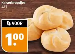 Poiesz Kaiserbroodjes aanbieding