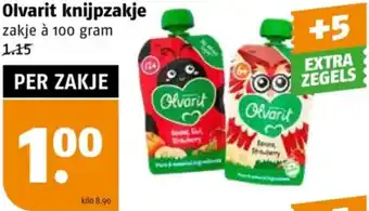 Poiesz Olvarit knijpzakje aanbieding
