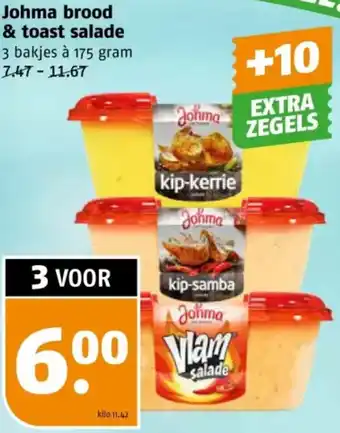 Poiesz Johma brood & toast salade aanbieding