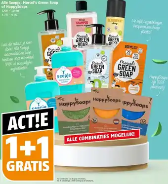 Poiesz Alle Seepje, Marcel's Green Soap of HappySoaps aanbieding
