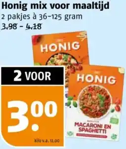 Poiesz Honig mix voor maaltijd aanbieding