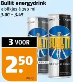 Poiesz Bullit energydrink aanbieding