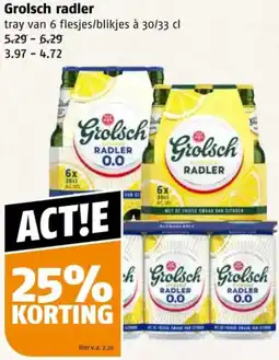 Poiesz Grolsch radler aanbieding