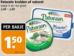 Poiesz Paturain kruiden of naturel aanbieding