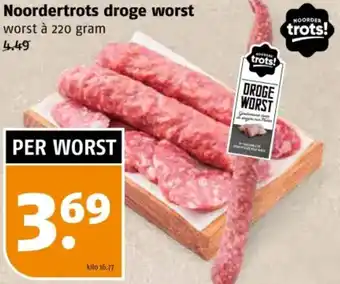Poiesz Noordertrots droge worst aanbieding