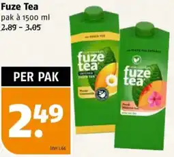Poiesz Fuze Tea aanbieding