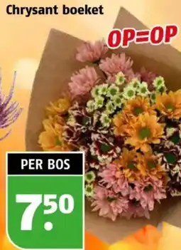 Poiesz Chrysant boeket aanbieding