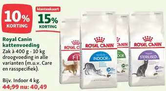 Maxi Zoo Royal Canin kattenvoeding aanbieding