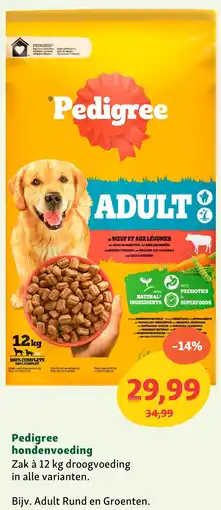 Maxi Zoo Pedigree hondenvoeding aanbieding