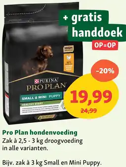 Maxi Zoo Pro Plan hondenvoeding aanbieding