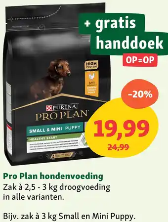Maxi Zoo Pro Plan hondenvoeding aanbieding