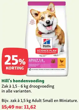 Maxi Zoo Hill's hondenvoeding aanbieding
