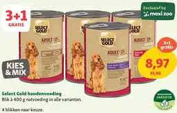Maxi Zoo Select Gold hondenvoeding aanbieding