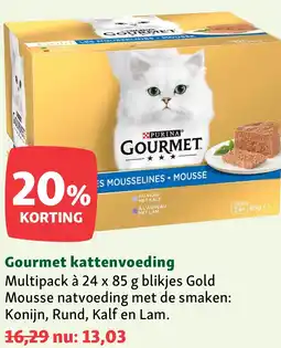 Maxi Zoo Gourmet kattenvoeding aanbieding