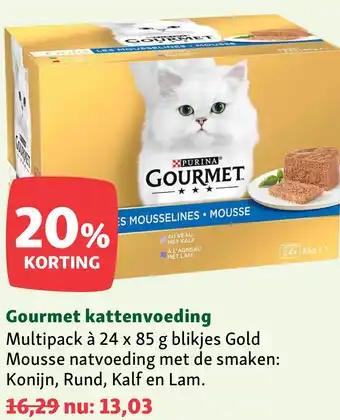 Maxi Zoo Gourmet kattenvoeding aanbieding