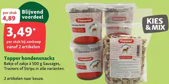 Maxi Zoo Topper hondensnacks aanbieding