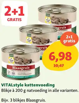 Maxi Zoo VITALstyle kattenvoeding aanbieding