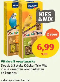 Maxi Zoo Vitakraft vogelsnacks aanbieding