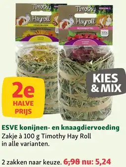 Maxi Zoo ESVE konijnen en knaagdiervoeding aanbieding