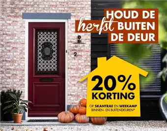 Bouwhof Op skantrae en weekamp binnen- en buitendeuren aanbieding