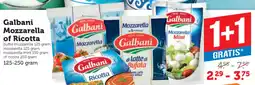 Dagwinkel Galbani Mozzarella of Ricotta aanbieding