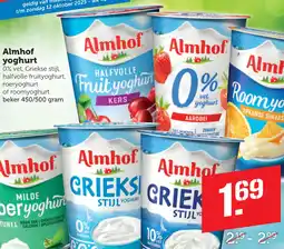 Dagwinkel Almhof yoghurt aanbieding
