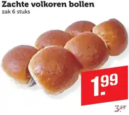 Dagwinkel Zachte volkoren bollen aanbieding
