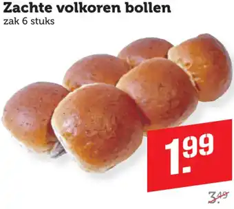 Dagwinkel Zachte volkoren bollen aanbieding