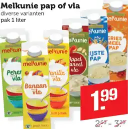 Dagwinkel Melkunie pap of vla aanbieding