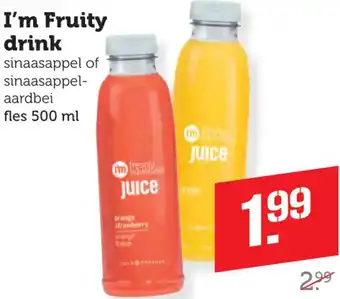 Dagwinkel I'm Fruity drink aanbieding