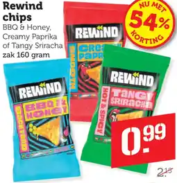 Dagwinkel Rewind chips aanbieding