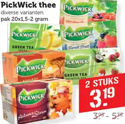 Dagwinkel Pickwick thee aanbieding