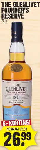Super Dirck 3 The Glenlivet Founder's Reserve aanbieding