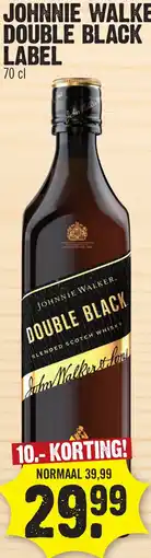 Super Dirck 3 Johnnie Walker Double Black Label aanbieding