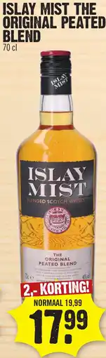 Super Dirck 3 Islay Mist The Original Peated Blend aanbieding