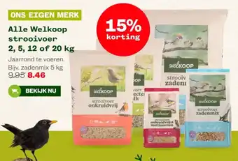 Welkoop Alle Welkoop strooivoer aanbieding