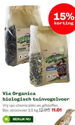 Welkoop Via Organica biologisch tuinvogelvoer aanbieding