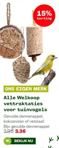 Welkoop Alle Welkoop vettraktaties voor tuinvogels aanbieding