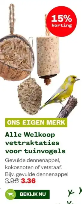 Welkoop Alle Welkoop vettraktaties voor tuinvogels aanbieding