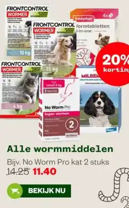 Welkoop Alle wormmiddelen aanbieding