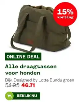 Welkoop Alle draagtassen voor honden aanbieding