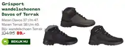 Welkoop Grisport wandelschoenen Davos of Terrak aanbieding