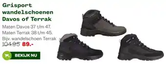 Welkoop Grisport wandelschoenen Davos of Terrak aanbieding