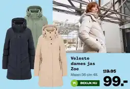 Welkoop Veleste dames jas Zoe aanbieding