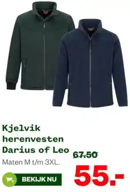 Welkoop Kjelvik herenvesten Darius of Leo aanbieding