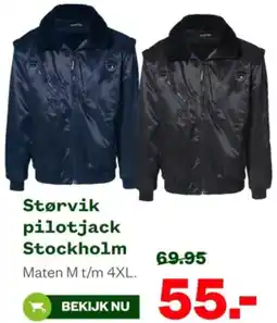 Welkoop Størvik pilotjack Stockholm aanbieding