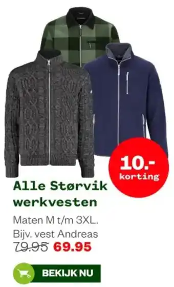 Welkoop Alle Størvik werkvesten aanbieding